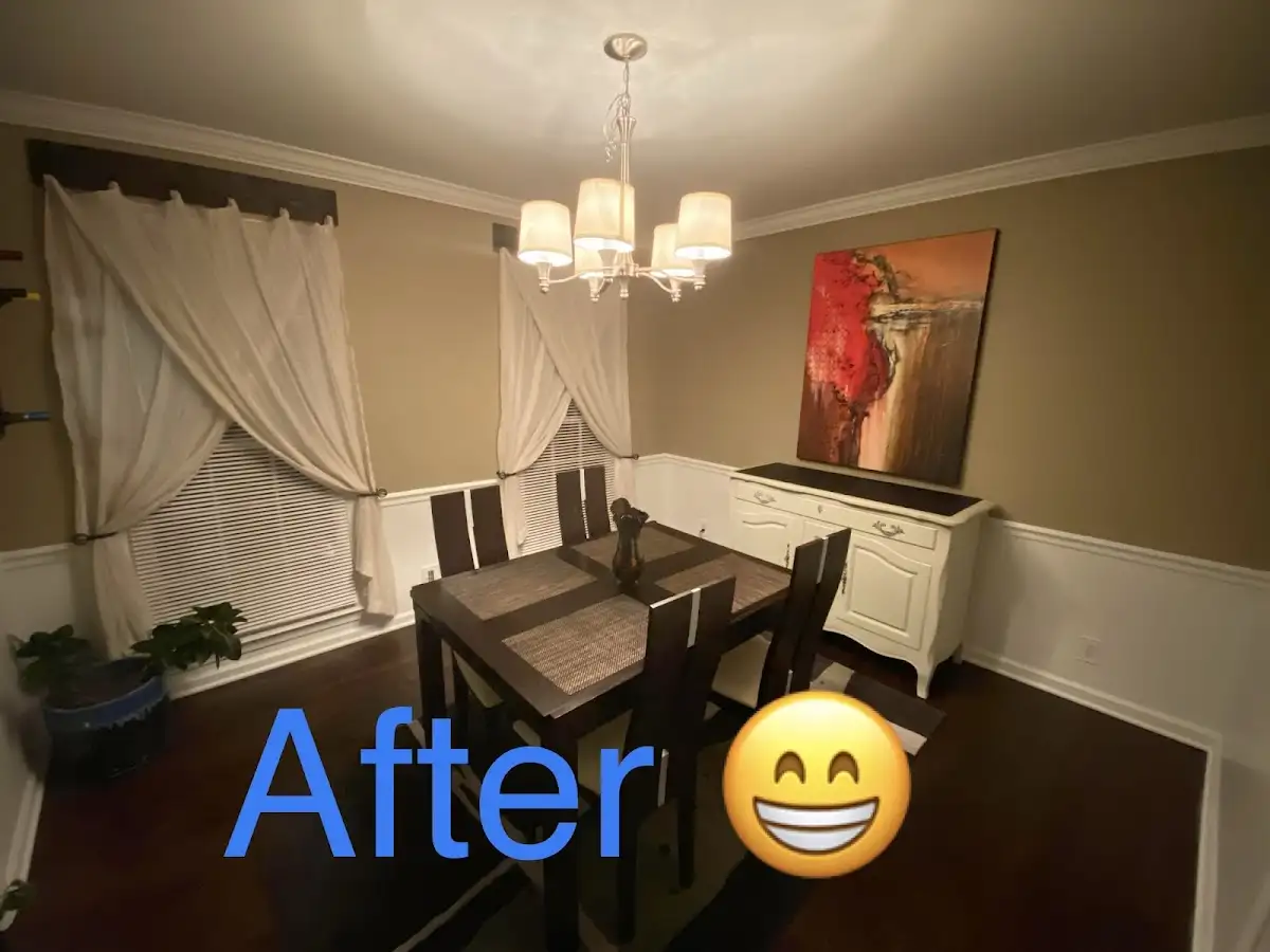 Professional dining room restoration after water damage in Fallston